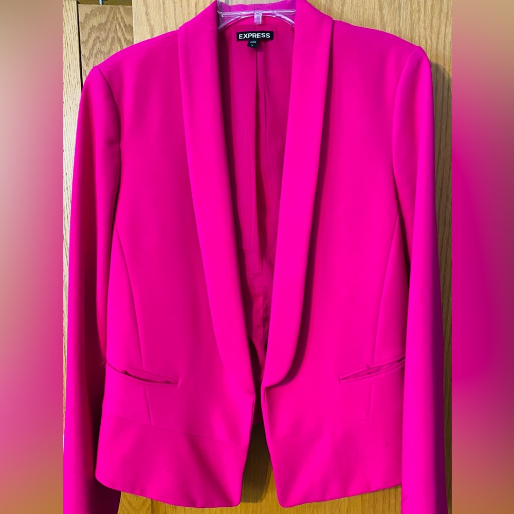 Hot pink Express limited edition blazer.